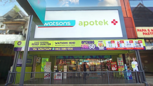 New Pharmacy in Watsons Indonesia