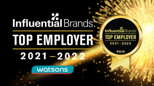 Watsons Singapore is Awarded Top Employer