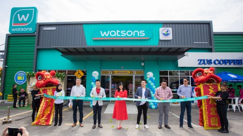 First Drive-Thru Watsons Store in Malaysia