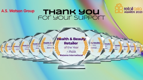 A.S. Watson Wins Big at Retail Asia Awards 2023 with 13 Awards